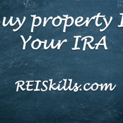 Buy property In IRA