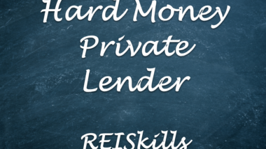 Hard Money Private Lender