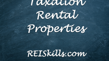 Taxation Rental Properties