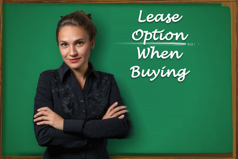 Lease Option When Buying