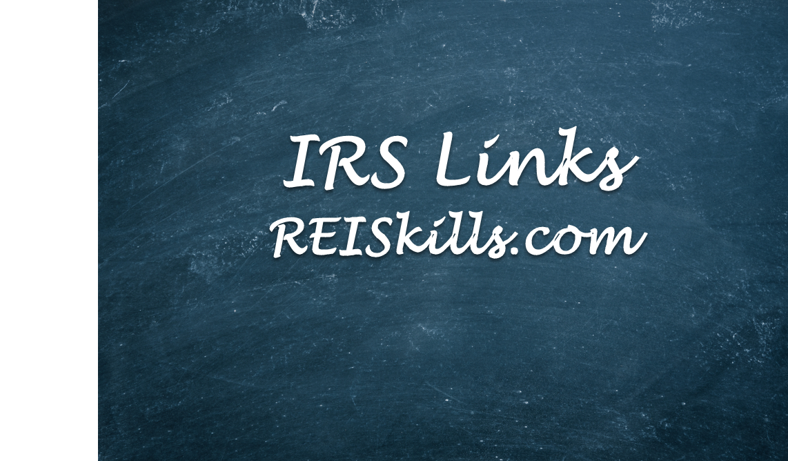 FAQ IRS Links