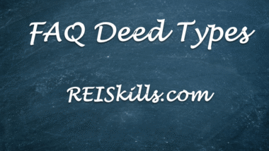 FAQ Deed Types