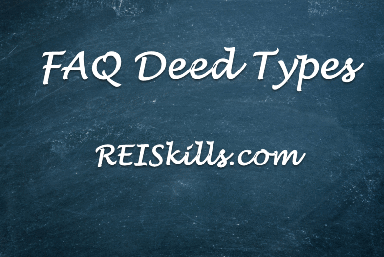 FAQ Deed Types