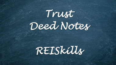Trust Deed Notes