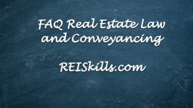 FAQ Legal Real Estate Law and Conveyancing